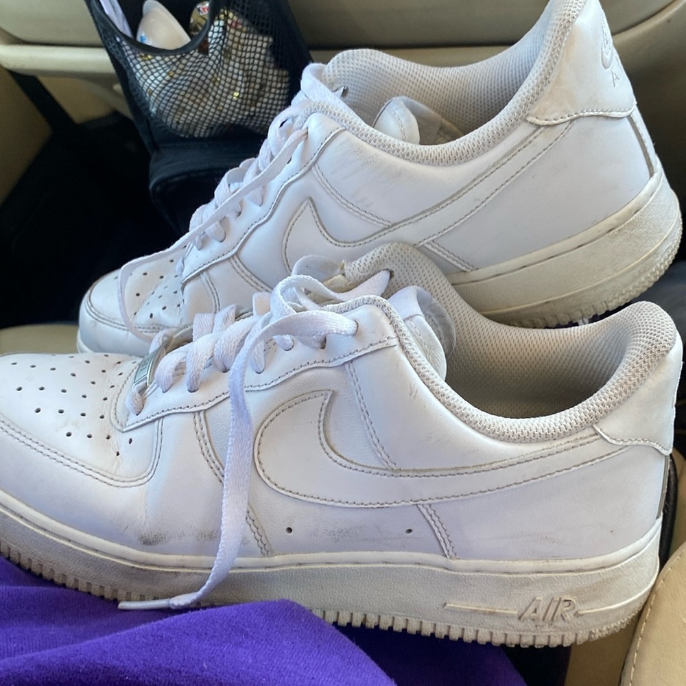 Nike Air Force 1 Triple White Shoes Low Top AF1 Sneakers